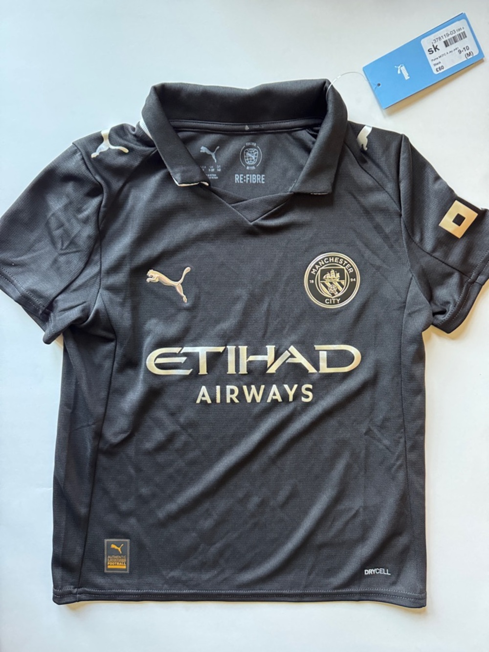 Puma Manchester City Away Jersey Kids Medium 9-10 NWT Etihad Soccer